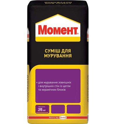 Смесь для кладки кирпича Момент 
