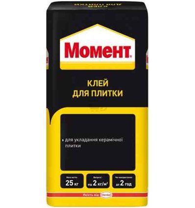 Клей для плитки Момент Moment Henkel, 25 кг
