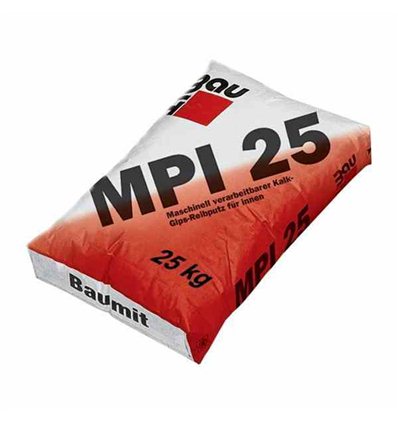 Штукатурка Баумит МПИ-25 известково-цементная Baumit, 25 кг