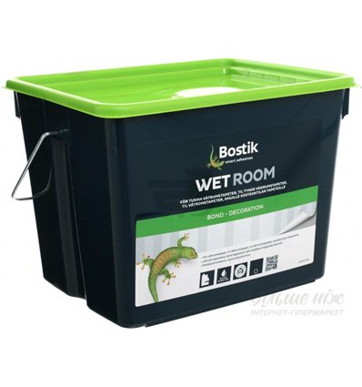 Клей Бостик 78 для стеклохолста и флизелина Bostik Wet Room 78, 5 л