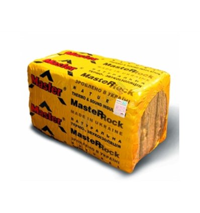 Базальтовая вата MASTER ROCK 30 50ММ 600Х1000, в пач. 6к.кв.