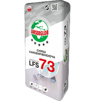 Самовыравнивающийся пол Ансерглоб LFS-73 (5-80ММ), 25кг
