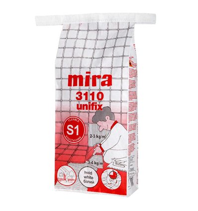 Мира 3110 клей белый эластичный Mira 3110 Unifix, 15 кг