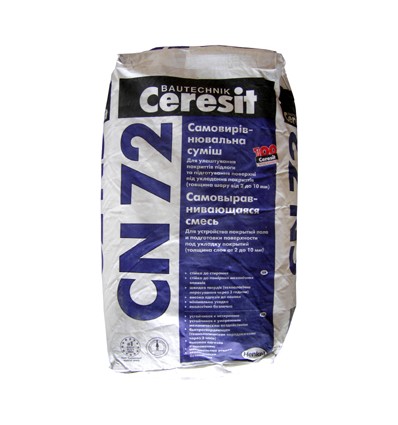 Ceresit CN-72 самовыравнивающаяся смесь (2-10мм), 25 кг