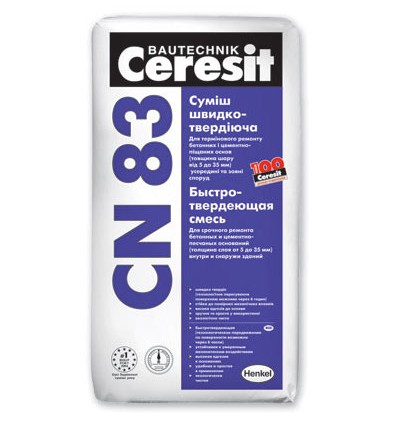 Ceresit CN-83 быстротвердеющаяся стяжка (5-35 мм), 25 кг