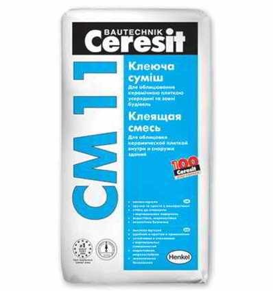 СМ-11 Ceresit клей для плитки Ceramic, 25 кг