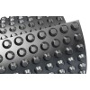Шиповидная мембрана для фундамента TERRAPLAST PLUS L8 2*20м 400пл.