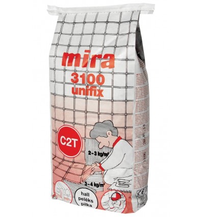 Клей для плитки Мира 3100 клей натур. камня Mira 3100 Unifix, 15кг