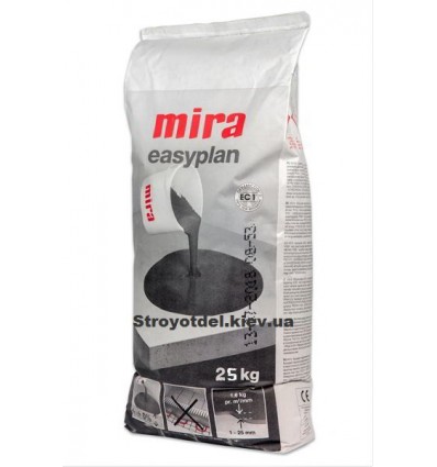 Мира самовыравнивающаяся смесь для пола Mira 6650 easyplan (слой 1-25 мм), 25кг
