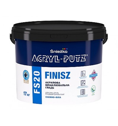 СНЕЖКА Акрил-Путц готовая финишная шпаклевка Acryl-Putz, 27 кг