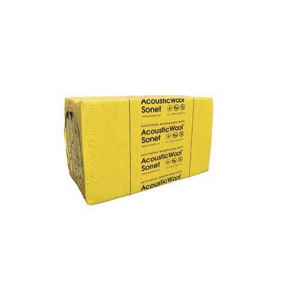 Acoustic Wool Sonet акустическая базальтовая вата 1000х600х50мм, уп.- 6м2