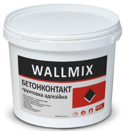 Бетонконтакт Wallmix грунтовка адгезионная, 10л / 15кг