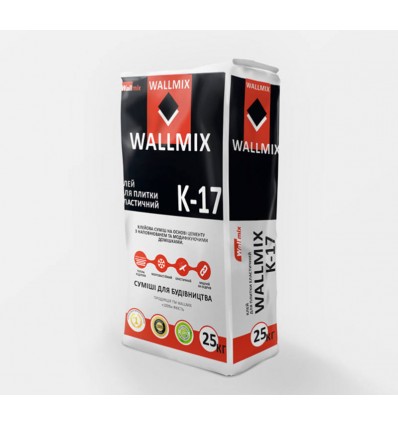 Wallmix K-17 клей эластичный для полов с подогревом, 25кг