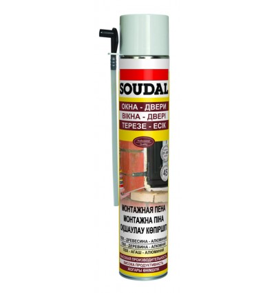 Пена монтажная Соудал (SOUDAL) ручная, 750 мл