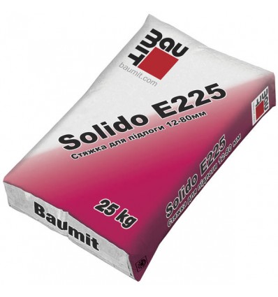 Баумит cтяжка Baumit Solido E225 (12-80мм), 25 кг