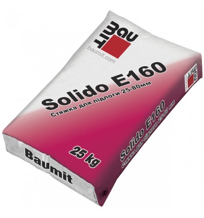Стяжка Baumit Solido E160 (от 25-80 мм) Баумит Солидо е160, 25кг