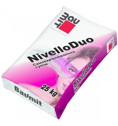 Баумит Нивелло Дуо самовыравнивающаяся смесь Baumit Nivello Duo, 25кг