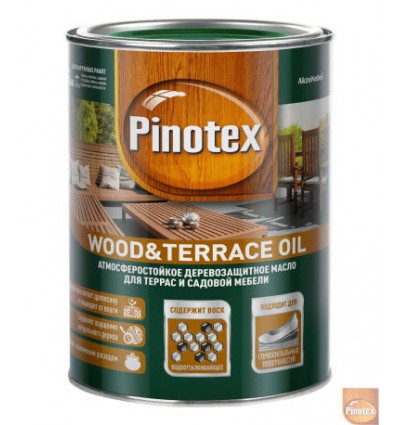 PINOTEX TERRACE & WOOD OIL масло террасное ПИНОТЕКС ТЕРРАС ОЙЛ