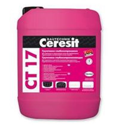 CT-17 Ceresit глубокопроникающая грунтовка , 10 л