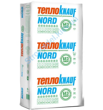 Минеральная вата ТеплоKNAUF NORD TS 035 100мм *610*1230, 4,5 м2