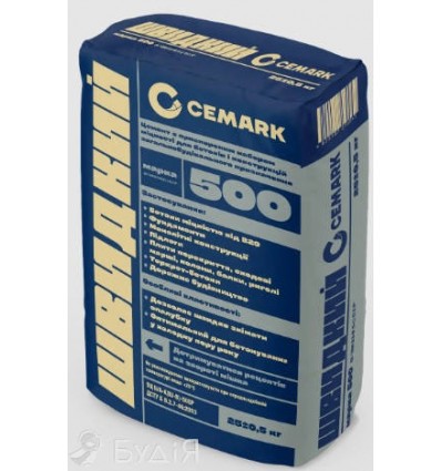 Цемент М500 Д-20 Швидкий ПЦ II/А-Ш-500Р CRH Cemark Кам’янець-Подільський, 25 кг