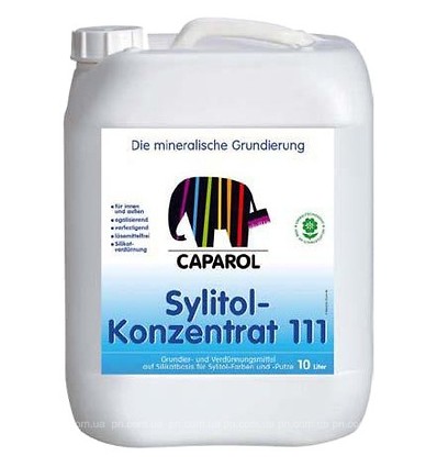 КАПАРОЛ силикатная грунтовка Sylitol 111 Konzentrat, 10 л