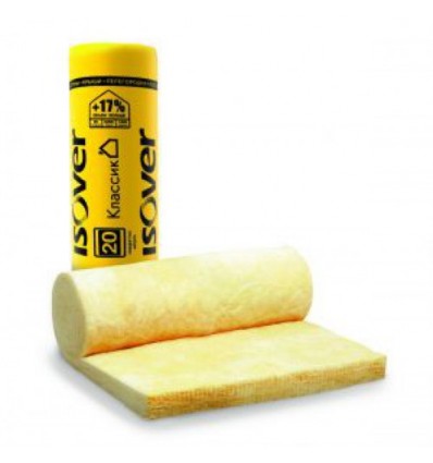 Минеральная вата ISOVER Класик 2(50х50)x1220x8200, 20м2