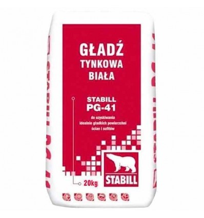 Стабилл PG-41 финишная шпаклевка Stabill PG-41, 20 кг
