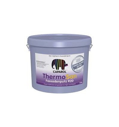 Декоративная штукатурка ThermoSan NQG Fassadenputz K20 Weiß. Размер зерна 2,0мм.