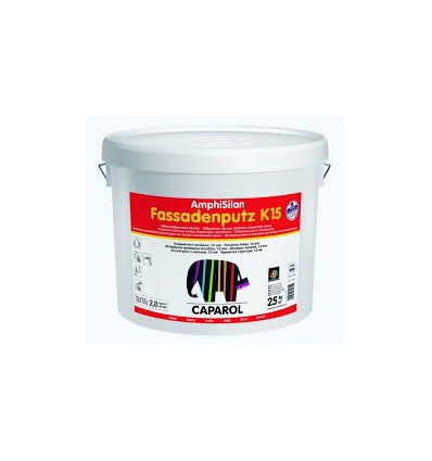 Декоративная штукатурка Amphisilan-Fassadenputz K 15 world Weib. Размер зерна 1,5